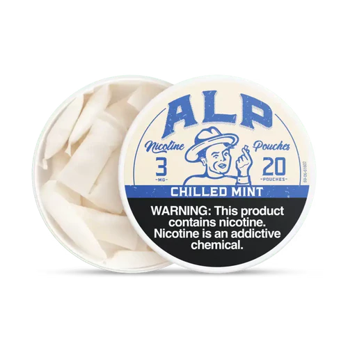 ALP POUCHES CHILLED MINT 5 PACK AVAILABLE IN 3mg 6mg 9mg PRE-ORDER NOW